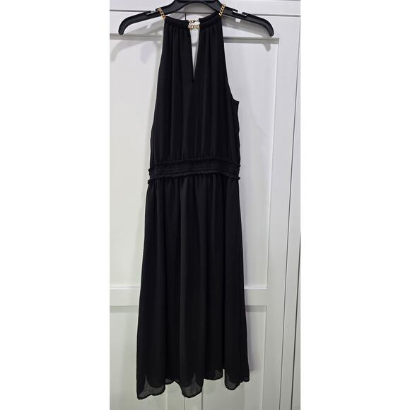 Michael Kors Black Chain-Neck Halter Dress – Size 2 - Picture 2 of 16
